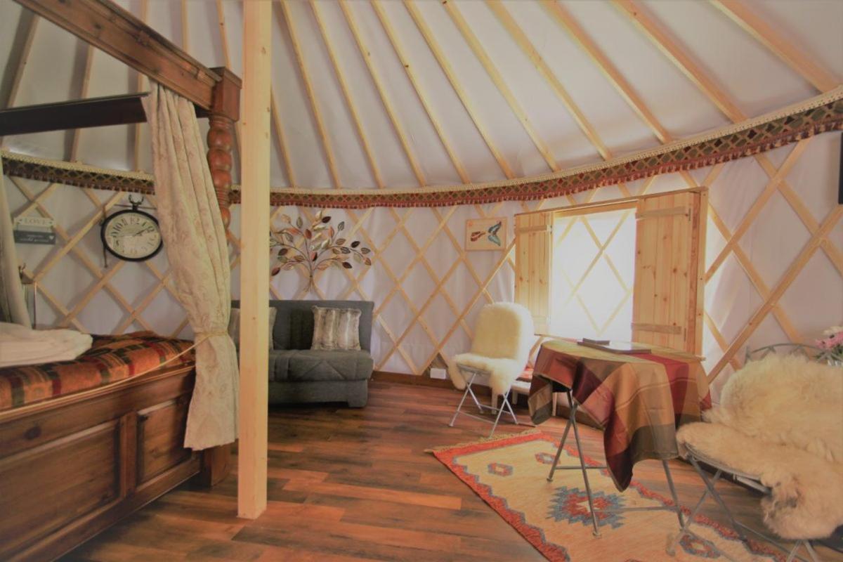 Wall Eden Farm - Luxury Log Cabins And Glamping ハイブリッジ エクステリア 写真